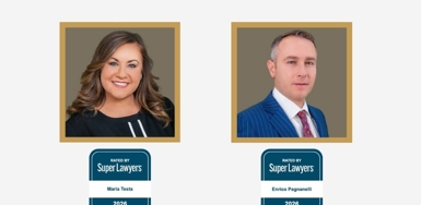 Maria Testa and Enrico Pagnanelli Named to the 2026 Pennsylvania Super Lawyers List Photo