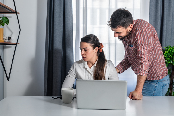 Woman scared of husband